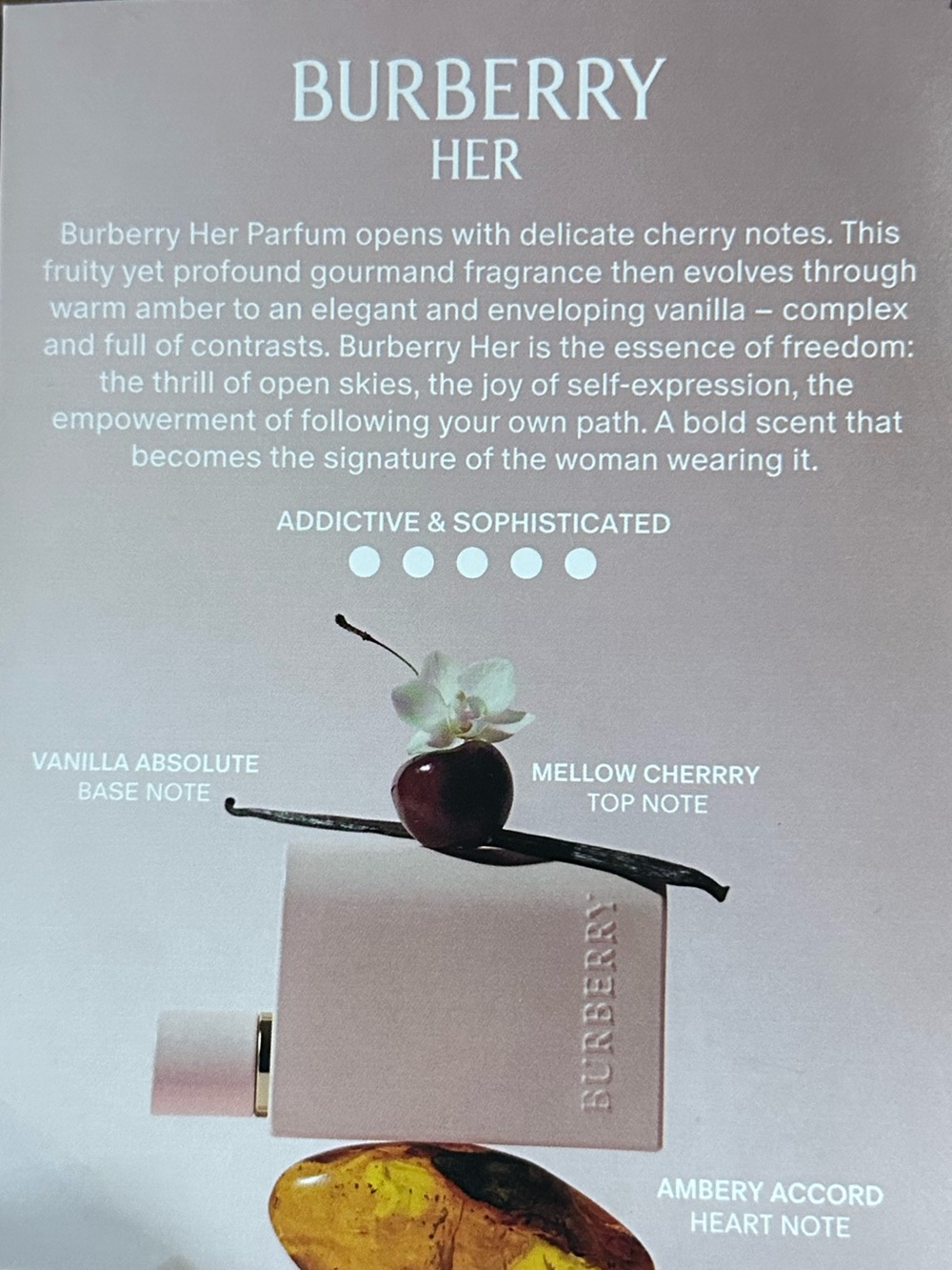 🌻5/$30🌻 🆕 BURBERRY Her Eau de Pardum, 1.5ml/0.05 fl. oz. Natural Spray - Picture 3 of 6